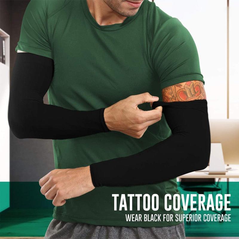 1 Pairs Arm Sleeves Warmers Sports Sleeve Sun UV Protection Hand Cover Cooling Warmer Running Fishing Cycling Sunscreen Sun Protection Arm Sleeves For Men  Women Arm Cover For Cycling Outdoor Sports