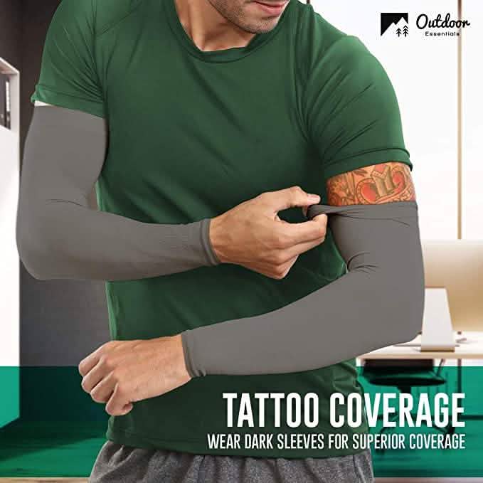 2-Pairs: UV Sun Protection Compression Arm Sleeves
