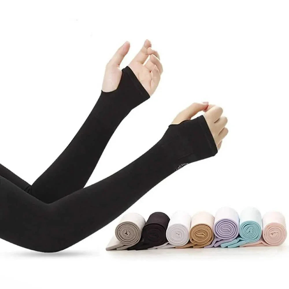 6-Pairs: Ice Silk UV Protection Arm Sleeves