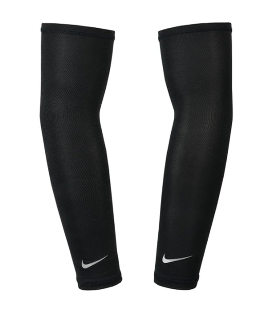 Nike Dri-Fit UV Solar Arm Sleeves - 1 Pair - Unisex - Adult (Black Adult S/M)