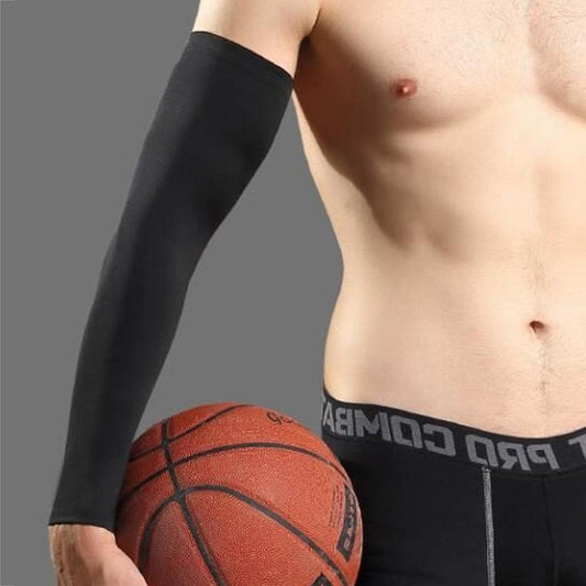 Cooling Arm Sleeves For Men Women Outdoor UV Protection Sports Sleeves For Basketball Football Volleyball Cycling  UV Protection Cooling Arm Sleeves Sunblock Long Sun Sleeves Hands Arm Covers Long Sleeve For Outdoor Activity